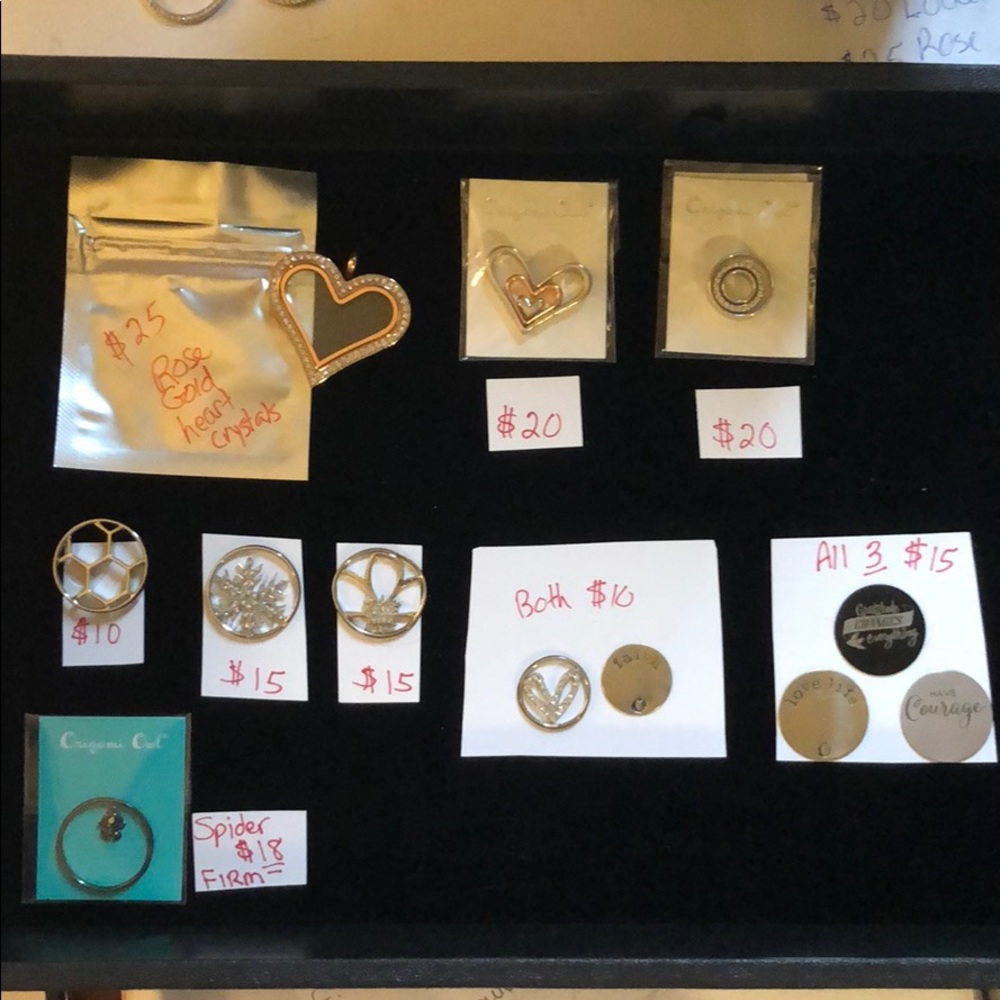 Origami Owl lot.